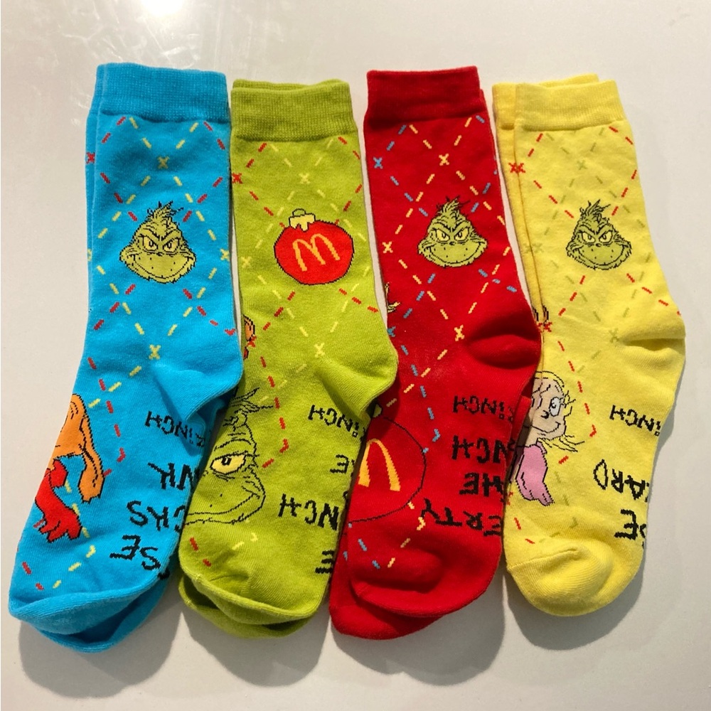 McDonald’s Grinch Socks - Set of Four